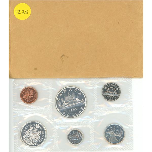1963 Canadian Silver PL Set