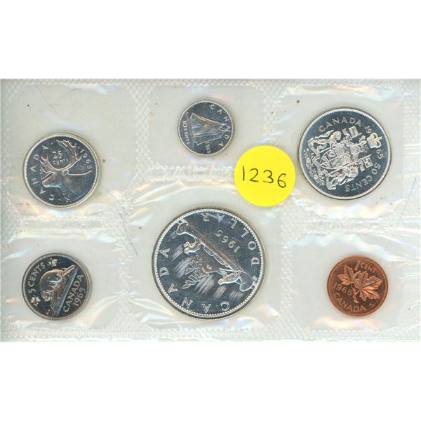 1965 Canadian Silver PL Set