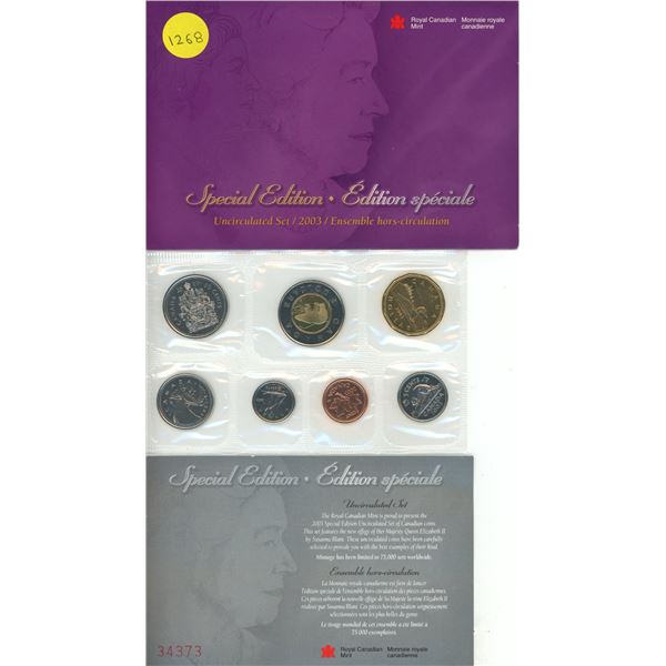 2003 Canadian Uncirculated Coin Set - Special Edition