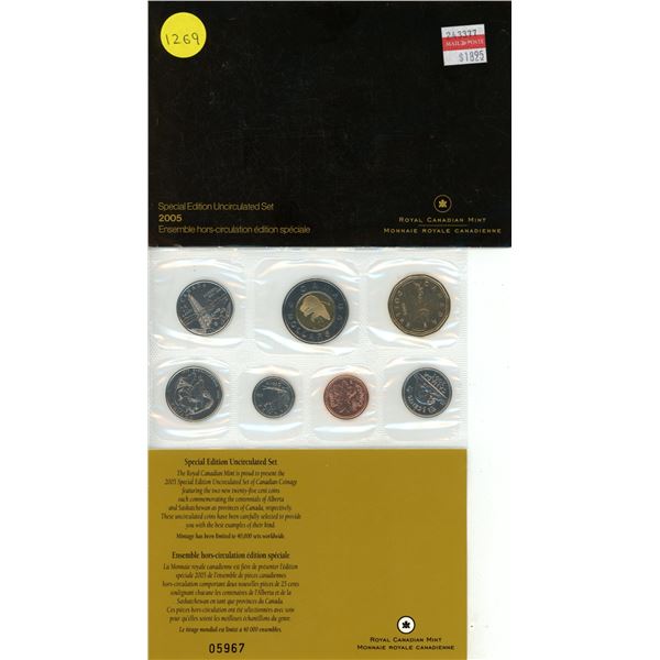 2005 Canadian Uncirculated Coin Set - Special Edition