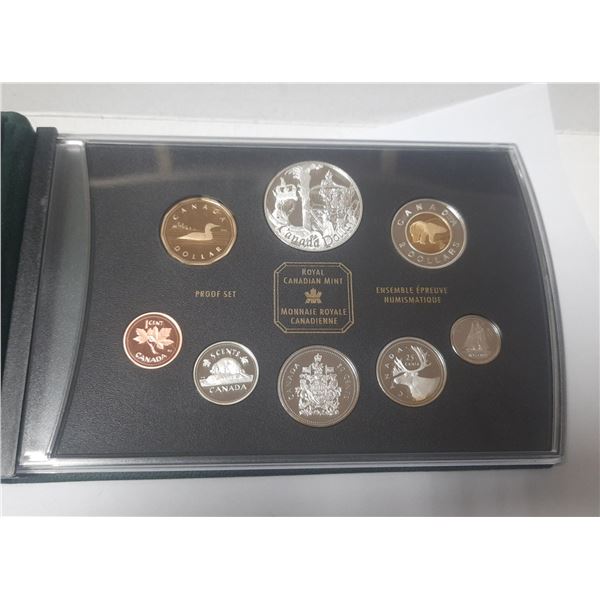 2002 Canadian 8 Coin Double Dollar Proof Set - Golden Jubilee