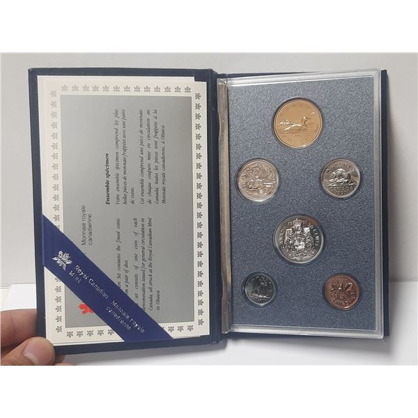 1991 Canadian Specimen Coin Set