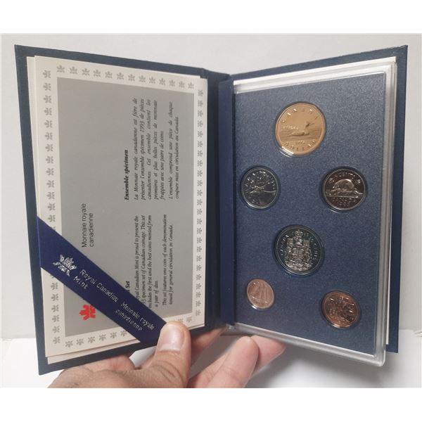 1993 Canadian Specimen Coin Set