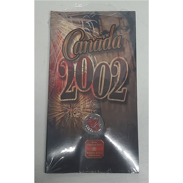 2002 Canadian Twenty Five Cents Coin And Card Set
