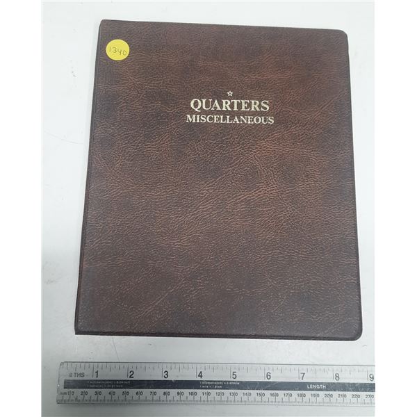 Brown Canadian Quarters Book - 21 Coins