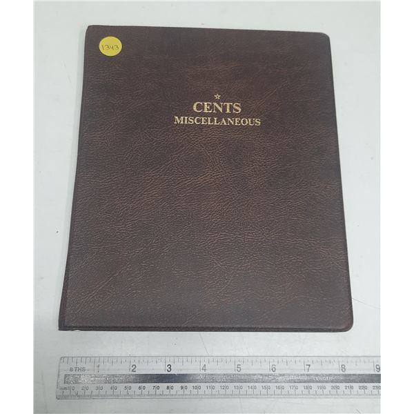 1920-1993 Brown Canadian Small One Cent Book - 1920-1993 Complete 76 Coins