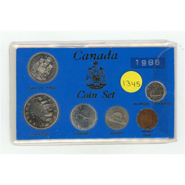 1986 Canadian Coin Set