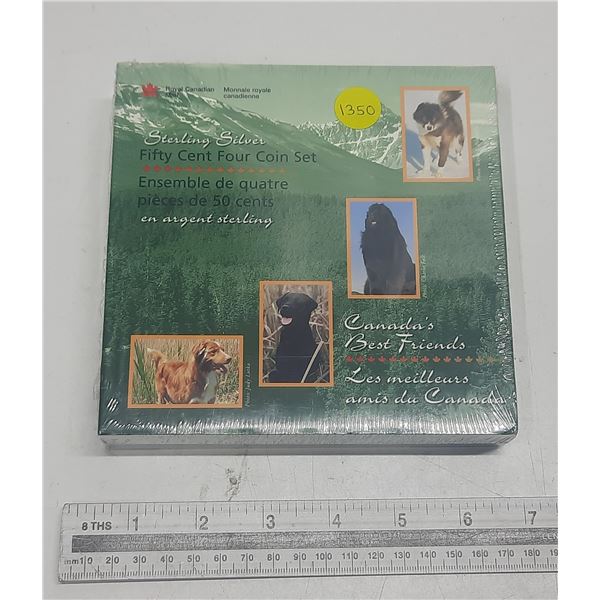 1997 Royal Canadian Mint Best Friends 4 Coin Set 92.5% Silver