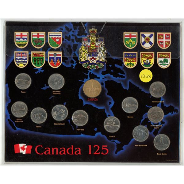 1992 Royal Canadian Mint - Confederation 125th Anv. Coin Set