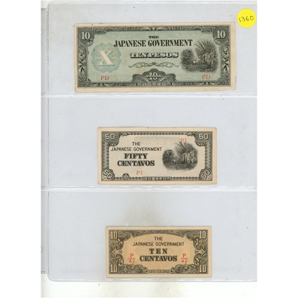 WW2 Japapese Occupational Currency
