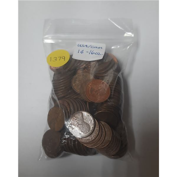 1 Pound Bag USA/Canadian One Cent Cent
