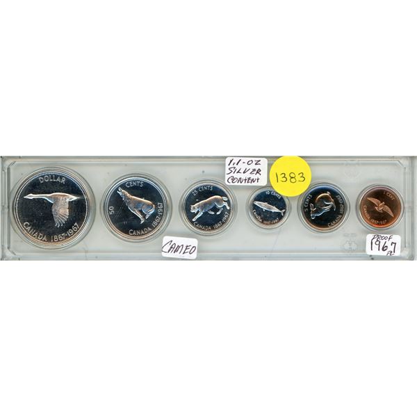 1967 Canadian Silver Proof-like (PL) Coin Set.