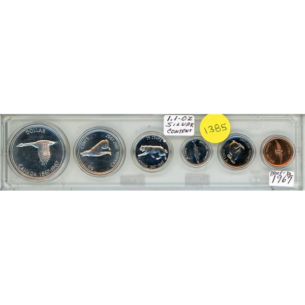 1967 Canadian Silver Proof-like (PL) Coin Set.