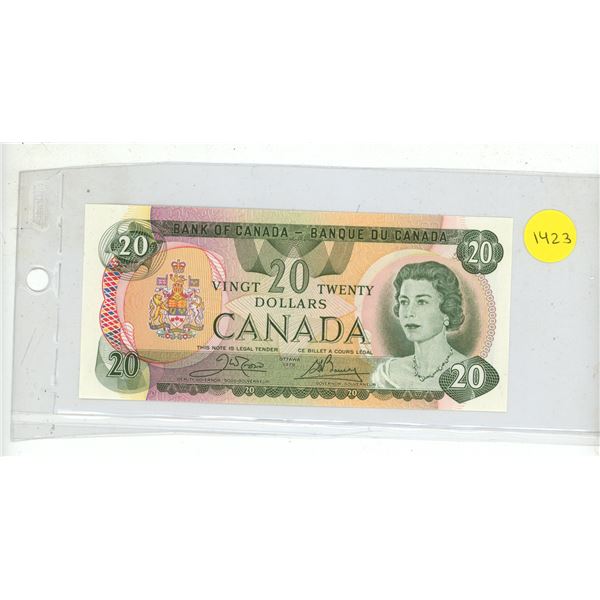 1979 Bank of Canada Twenty Dollar.