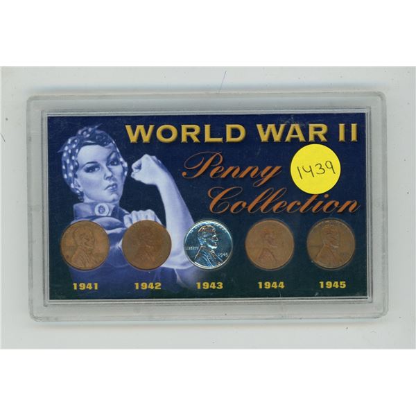 World War II Penny Collection.