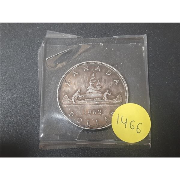 1962 Canada Silver One Dollar.