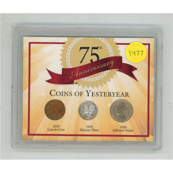 75th Anniversary Coins of Yesteryear.