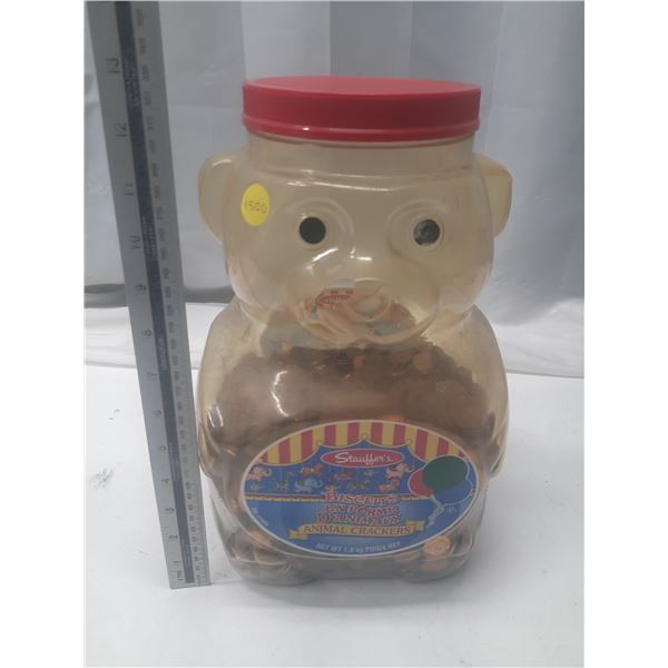Large Jar of Penny. (Total Weight of Pennies is 13.35 Kg)