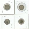 Image 2 : 1960, 1961, 1959, 1964, Canada Silver 10 Cents Coin.
