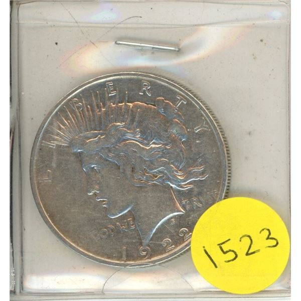 1922 U.S.A One Dollar Coin.