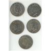 Image 1 : 1971, 1972, 1976, 1977, 1979 U.S.A. One Dollar Coins.