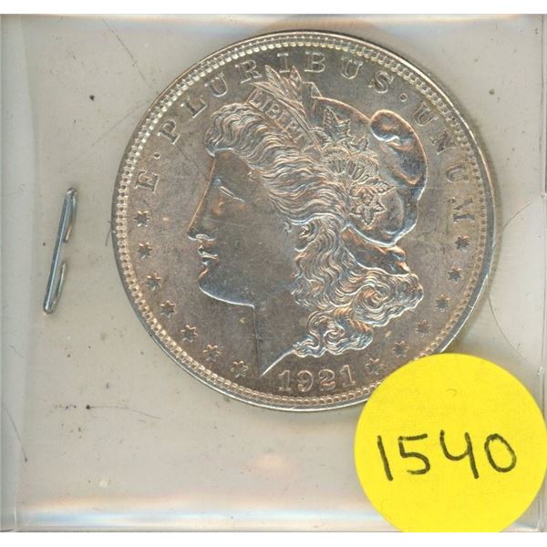 1921 U.S.A. One Dollar.
