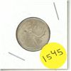 Image 1 : 1966 Canada Silver 25 Cents Coin.