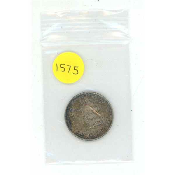 1967 Canada Silver 50 Cents Coin.
