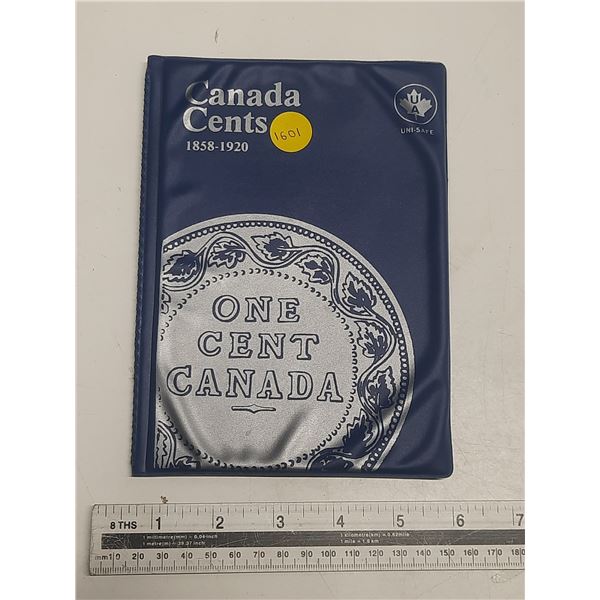Binder of Canada Large One Cents 1858-1920. (Total 47 Coins)1858 is included