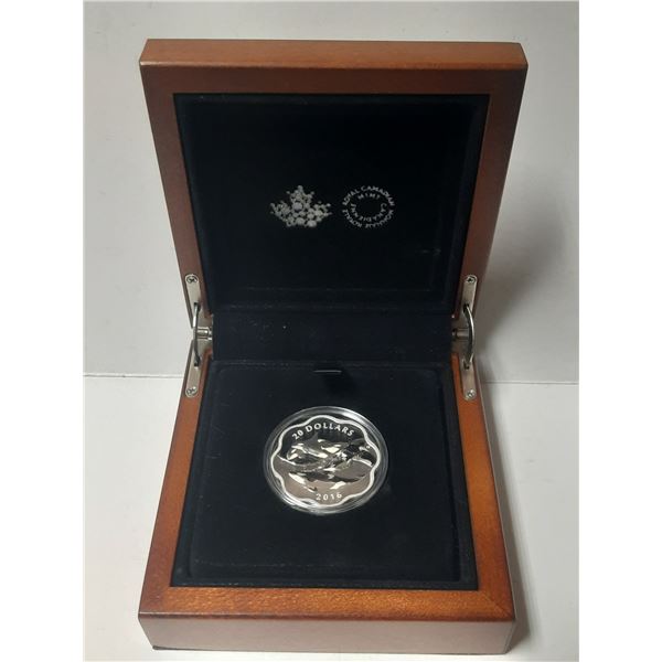2016 $20 Fine Silver Coin - Master of the Sea: The Orca (99.99% pure).