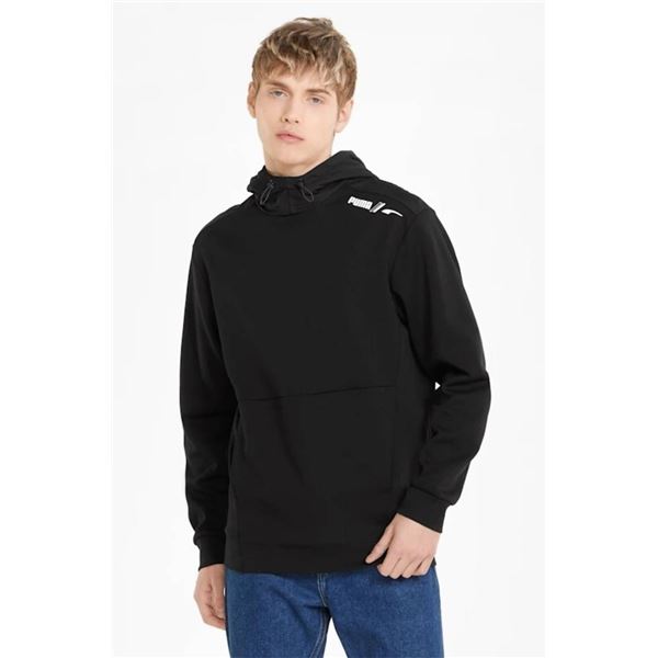 Puma Men’s Hoodie, Black, Size M,