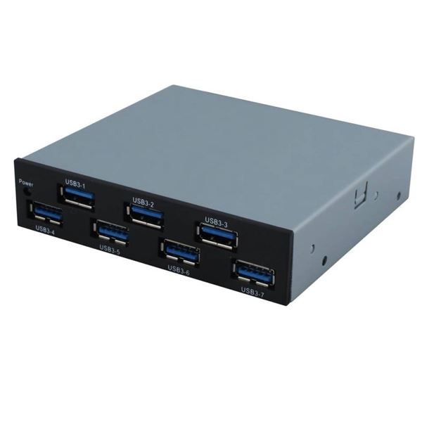 SEDNA 7-Port USB 3.0 Internal Hub for Floppy Bay, Model X002V1338D