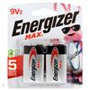 Image 1 : Lot of Three Energizer Max 9V Batteries – 2 Pack Each