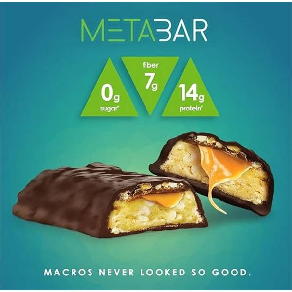 Nosugar Metabar Cheesecake Caramel 11 Bars x 40 g Each