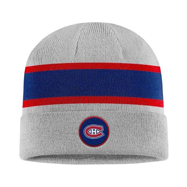 Montreal Canadiens Fanatics NHL Gray Knit Beanie Hat