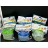 Image 1 : Pack ‘n Snack Storage Containers with Lids – 3-Ounce, 6 Pieces