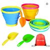 Image 1 : Beach Pails Sand Buckets Set, Kids Beach Play
