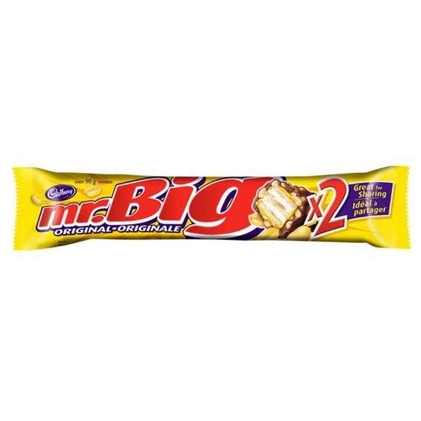Lot of 11 – Cadbury Mr. Big 90g Candy Bars