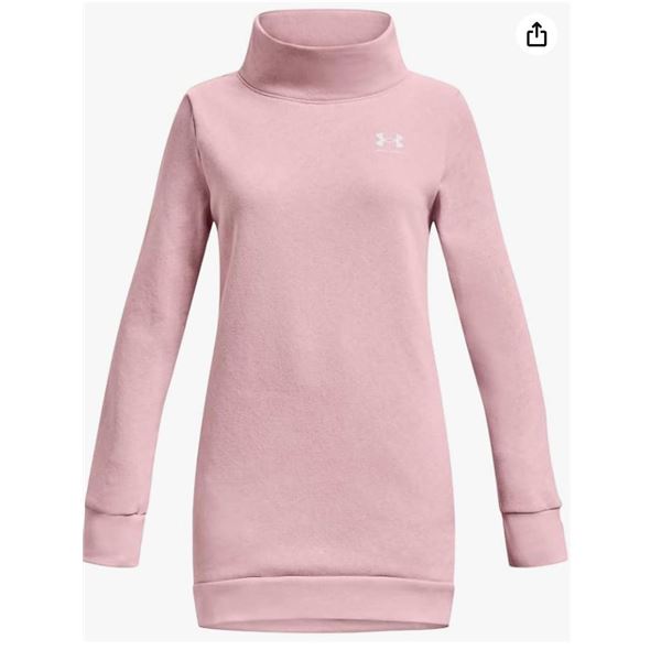 Under Armour Girls’ Pullover, Style 1373140, YSM, Pink
