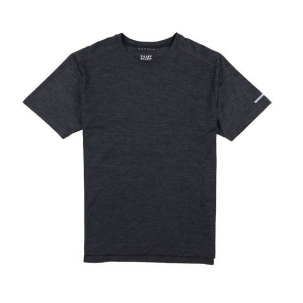 Tilley Tuff Men’s T-Shirt in Stretchable Dark Grey Nylon – X-Large 3XL
