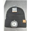 Image 2 : BK LED Toque With Light, Black Knit Beanie Hat