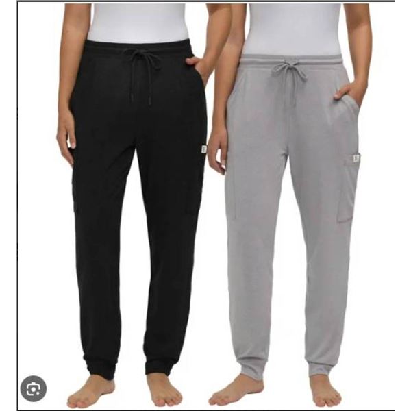 Frank And Oak Women’s Ultra-Soft Ribbed Cargo Lounge Pant in XL