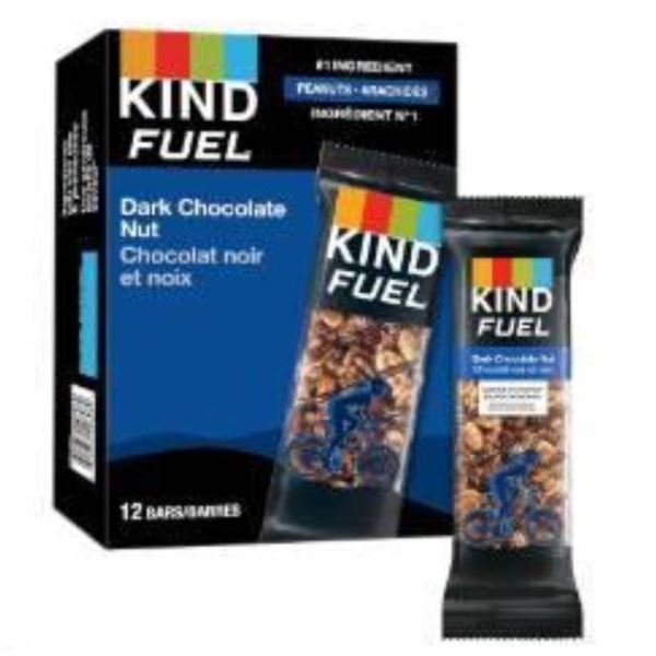 Kind Fuel Dark Chocolate Nut Bars, 12 x 50g (600g)