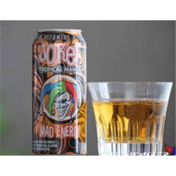 Joker Mad Energy Tropical Mango 473ml (15oz) Cans – Pack of 12