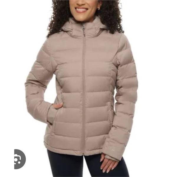 Paradox Women’s Puffer Jacket, Size Large, Beige