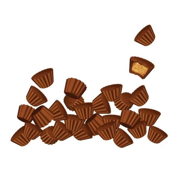 Lot of 9 Reese’s Minis 104g Bags, Peanut Butter and Chocolate Candy