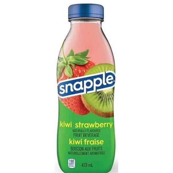 Snapple Kiwi Strawberry Fruit Beverage Lot of 9 – 473ml Each
