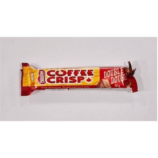 Nestle Coffee Crisp Double Double 50g Bars Lot (12 Count)