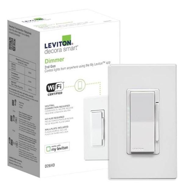 Leviton Decora Smart 2nd Gen Wi-Fi Dimmer Switch