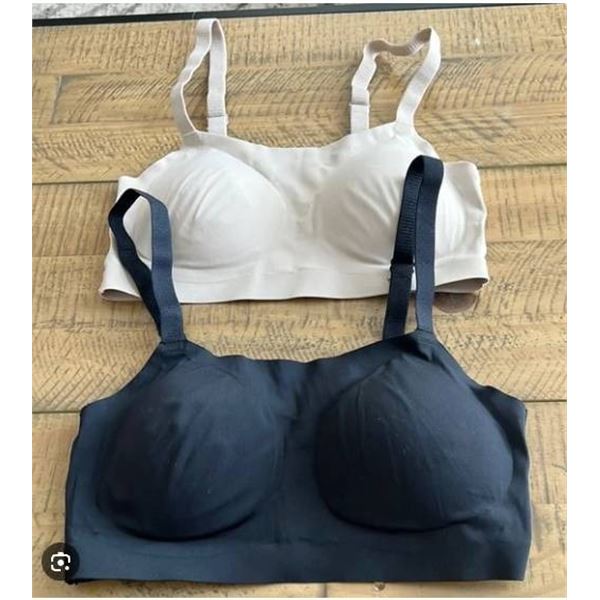 Halston Seamless Bra Set of 2, Size L/G, Style H9892D